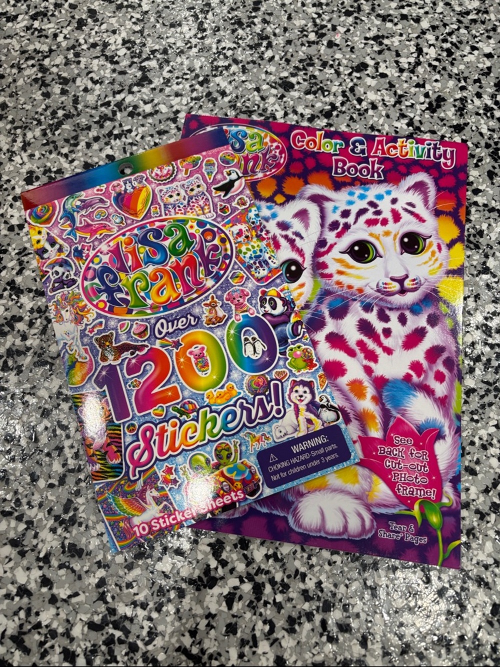 Lisa Frank Bundle Color & Activity Book With Pack Of Stickers